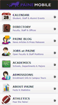 Mobile Screenshot of m.paine.edu